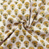 E-Tailor® Cotton Fabric India Hand Block Print Floral Fabric Ideal for Dress Making, Craft and Arts, Patchwork, Quilting, Doll Making, DIY Craft-1...