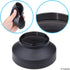 77mm Camera Lens Hood - Rubber - Set of 2 - Collapsible in 3 Steps - Sun Shade/Shield - Reduces Lens Flare and Glare - Blocks Excess Sunlight for ...