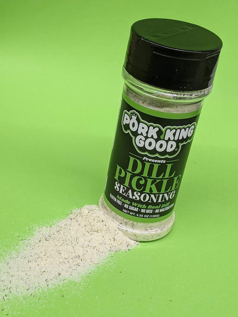 Pork King Good Dill Pickle Seasoning for Cooking and Popcorn Seasoning - Keto Friendly, Paleo, No MSG, Gluten Free (Dill Pickle, Single Shaker)...