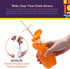 Special Supplies Honey Bear Straw Cup For Babies, 3-Pack Squeezable Therapy and Special Needs Assistive Drink Container, Spill Proof and Leak Resi...