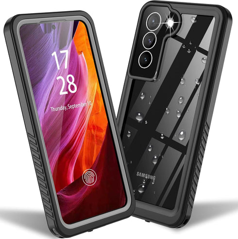 for Samsung Galaxy S22+Plus Case Waterproof,S22+Plus Case with Built-in Screen Protector,Full Body Shockproof Heavy Duty Protective Case for Samsu...