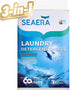 Travel Laundry Detergent Sheets (60 Loads, 30 Sheets) Fresh Linen Scent, Eco Earth Friendly Clean Breeze, Non Toxic People Safe, Washing Travel Su...