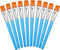 Zonon 10 Pcs 1 Inch Flat Head Paint Brushes Bulk Watercolor Acrylic Paint Brushes Synthetic Nylon Hair Paintbrush Artist Painting Brush for Detail...