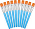 Zonon 10 Pcs 1 Inch Flat Head Paint Brushes Bulk Watercolor Acrylic Paint Brushes Synthetic Nylon Hair Paintbrush Artist Painting Brush for Detail...