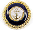20 pcs Vintage Enamel Anchor Metal Sewing Coat Buttons -25mm -1"...
