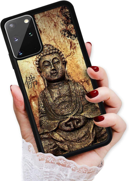 for Samsung S20+, Galaxy S20 Plus, Durable Protective Soft Back Case Phone Cover, HOT12125 Buddha...