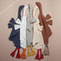 Lulu moon Muslin Loveys for Babies - Baby Security Blanket for Unisex - Goose Lovie - 25"x 11" Cream...