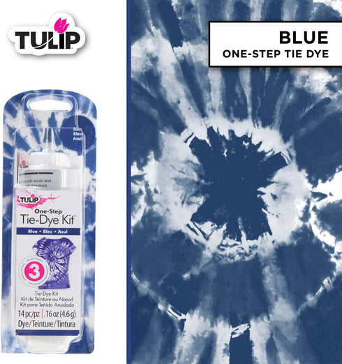 Tulip One-Step Tie-Dye Kit, Vibrant Colors for Fabric 4 fl oz, Blue...