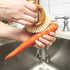 Full Circle The Ring Bamboo Vegetable and Fruit Cleaning Brush - A Versatile Scrubber for Food, Including Potatoes, Mushrooms, and Veggies with Re...