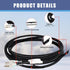 12FT Pipe Heating Cable,Heat Tape for Water Pipe Freeze Protection,120V Pipe Snow Heating De-Icing Cable for Home Supply Pipes...