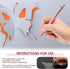 Epakh 2 Pieces Weeding Pen Vinyl Pen Pin Weeding Tool Fine Point Glitter Metal Vinyl Air Release or Car Puncturing Installation Retractable Craft ...