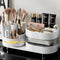 Upgraded 3 Tier Makeup Brush Holder Organizer, Rotating Makeup Organizers Countertop, Large Makeup organization and Skincare Storage for Vanity, D...