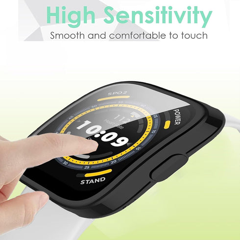 Compatible for Amazfit Bip 5 Case, Lamshaw Soft Slim TPU All Around Protective Shell Anti-Scratch Bumper Cover Case Compatible for Amazfit Bip 5 S...