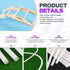 Swpeet 15Pcs Milkly Plastic Rods Assortment Kit, Diameter 4mm Length 250mm Material ABS Round Stick Round Solid Bar DIY Model for DIY Toys Buildin...