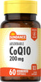 CoQ10 200mg | 60 Quick Release Softgels | with Black Pepper Extract | Non-GMO and Gluten Free Supplement | by Sundance...