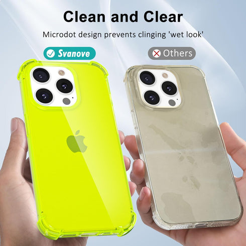 for iPhone 15 Pro Max Phone Case Clear, Transparent Crystal Thin Slim Flexible TPU Cover, Non-Yellowing Soft Silicone for Women Girl Cute, Protect...