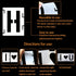 8 Inch Letter Stencils Symbol Numbers Craft Stencils, 42 Pcs Reusable Alphabet Templates Interlocking Stencil Kit for Painting on Wood, Wall, Fabr...