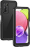 Lanhiem Samsung Galaxy A03s Phone Case, IP68 Waterproof Dustproof Case with Built-in Screen Protector, Full Body Heavy Duty Shockproof Protective ...