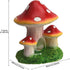 Saim Mushroom House Aquarium Decorations Fish Tank Rocks Caves Landscape Ornament Mini Landscape House Fairy Garden Decoration...