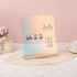 JUXYES Pack of 2 Acrylic Enamel Pin Display Stand with Wooden Base, Tabletop Pin Organizer Display Storage Stand, Enamel Pin Display Holder for Aw...