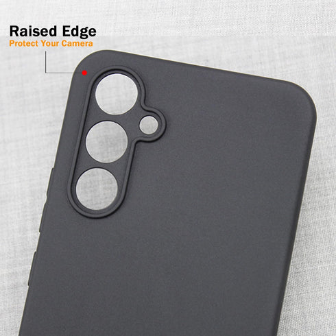 TENOC Phone Case for Samsung Galaxy A54 5G, Black Case Anti-Fingerprint Protective Bumper Matte Cover...