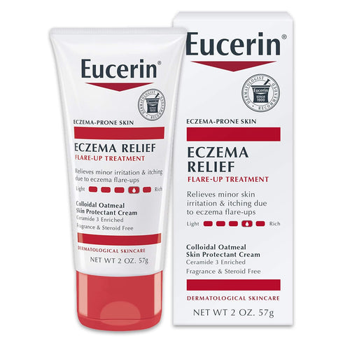 Eucerin Eczema Relief Flare-up Treatment - Provides Immediate Relief for Eczema-Prone Skin - 2 oz. Tube...