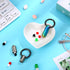 2 Pieces Keychain Pill Holder Tiny Keychain Pill Case Titanium Keychain Medication Pill Holder Waterproof Pill Container Portable Titanium Pill Ca...