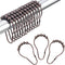 Amazer Shower Curtain Hooks, Decorative Bronze Shower Curtain Hooks,Stainless Steel Rust-Resistant Shower Hooks for Curtains-Set of 12...