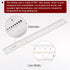 Film Flexible Ruler 12 Inch 0.1mm Scale PET Plastic Covered Thickened Folding Straight Ruler Calibration Soft Ruler Measuring Tool for Factory, Tr...