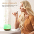 Aromatherapy Essential Oil Diffuser for Room: Air Humidifier Aroma Scent Cool Mist Diffuser Colorful Lights Wood Cute Small Large Waterless Auto O...