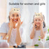 Headband for Washing Face Cute, Cat Print Headband for Women Kids, Microfiber Soft Wraps, Adjustable Elastic Hair Band for Facial Spa Makeup, Hair...