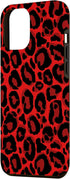 iPhone 12 Pro Max Red Leopard Phone Case Cheetah Skin Pattern Women Case...