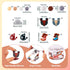 66Pcs Western Cowboy Focal Beads Silicone Keychain Making Kit Cow Horse Animal Beads Cowboy Hat Boots Round Hexagon Spacer Beads for Crafts DIY Pe...