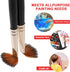 12 Pcs Filbert Paint Brushes Soft Artist Brushes Flat Nylon Bristles Painting Brushes with Wood Handle Paint Brush Set for Acrylic Oil Watercolor ...