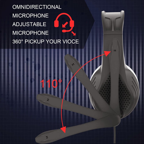 Gaming Headset PC Headphones for Xbox One PS4 PS5 Computer Laptop Tablet Smartphones with Microphone - A9Plus Black White......