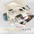 Women's Canvas Tote Bag Fashion Crossbody Handbag Large Capacity Travel Satchel...