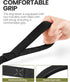 OutdoorMaster Bungee Dog Leash, Heavy Duty Dog Leash with Shock Absorption, 2 Padded Handles Training Leash, Improved Dog Safety and Comfort - Bla...