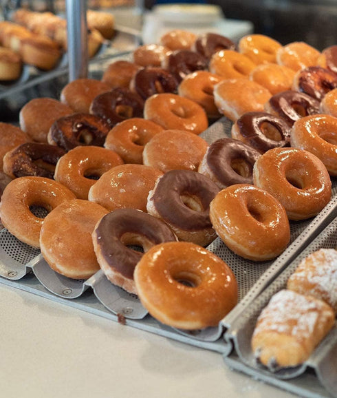 HULISEN Donut Cutter, 3.5 inch Stainless Steel Doughnut Cutter with Soft Grip Handle, and Small Biscuit Cutter, Professional Baking Dough Tools, G...