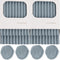 Dust Blue Wax Sealing Sticks, ONWINPOR 40Pcs Dusty Blue Sealing Wax Sticks with Glue Gun, Glue Gun Wax Seal Sticks Stamp Kit Great for Wedding Inv...