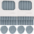 Dust Blue Wax Sealing Sticks, ONWINPOR 40Pcs Dusty Blue Sealing Wax Sticks with Glue Gun, Glue Gun Wax Seal Sticks Stamp Kit Great for Wedding Inv...