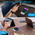 Samsung Fast Wireless Charging Pad,15W Android Wireless Phone Charging Station Stand with QC 3.0 Adapter for Samsung Galaxy S24 Ultra/S23/S23FE/S2...