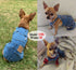Dog Shirts Clothes Denim Overalls, Pet Jeans Onesies Apparel, Puppy Jean Jacket Sling Jumpsuit Costumes, Fashion Comfortable Blue Pants Clothing f...