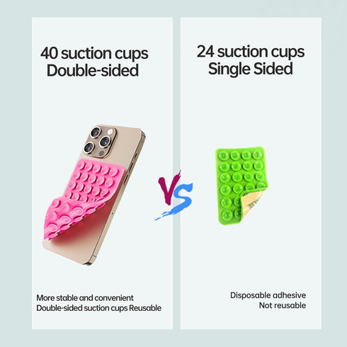 Phone Case Suction,Sticky Grippy Suction Phone,Phone Suction Grip,Shower Phone Holder,Sticky Grippy Suction Phone Silicon Phone Stand for iPhone a...