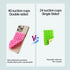 Phone Case Suction,Sticky Grippy Suction Phone,Phone Suction Grip,Shower Phone Holder,Sticky Grippy Suction Phone Silicon Phone Stand for iPhone a...