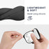 kwmobile Silicone Case Compatible with JBL Live Pro 2 TWS Case Cover - Don't Touch My Headphones White/Black/Black...