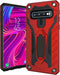 Kitoo Defender Designed for Samsung Galaxy S10 Plus Eco-Friendly Case with Kickstand, Military Grade Shockproof 12ft. Drop Tested - Red...