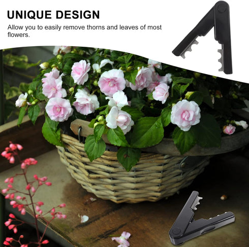 Abaodam 2pcs Leaf Thorn Stripper Tool Roses Thorn Remover Professional Tree Pruner Hand Tools DIY Bouquet Garden Florist Tool for Gardening Flower...