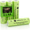 Ni-MH AA 600mAh 1.2V Rechargeable Battery for Solar Lights, AA 1.2V Rechargeable Battery Pre-Charged, Low Self - Discharge for Outdoor Solar Light...