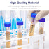 Membrane Solutions Conical Centrifuge Tubes 15mL, 50 Pack Sterile Plastic Test Tubes with Screw Caps, Polypropylene Container with Graduated and W...