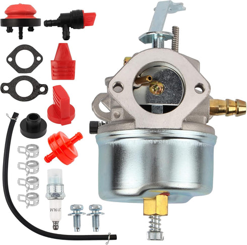 Carbhub 632230 632272 Carburetor SnowBlower for Tecumseh 631828 631067 631067A H30 H50 H60 HH60 HH70 4 Cycle Horizontal Engine Troy Bilt Toro Snow...